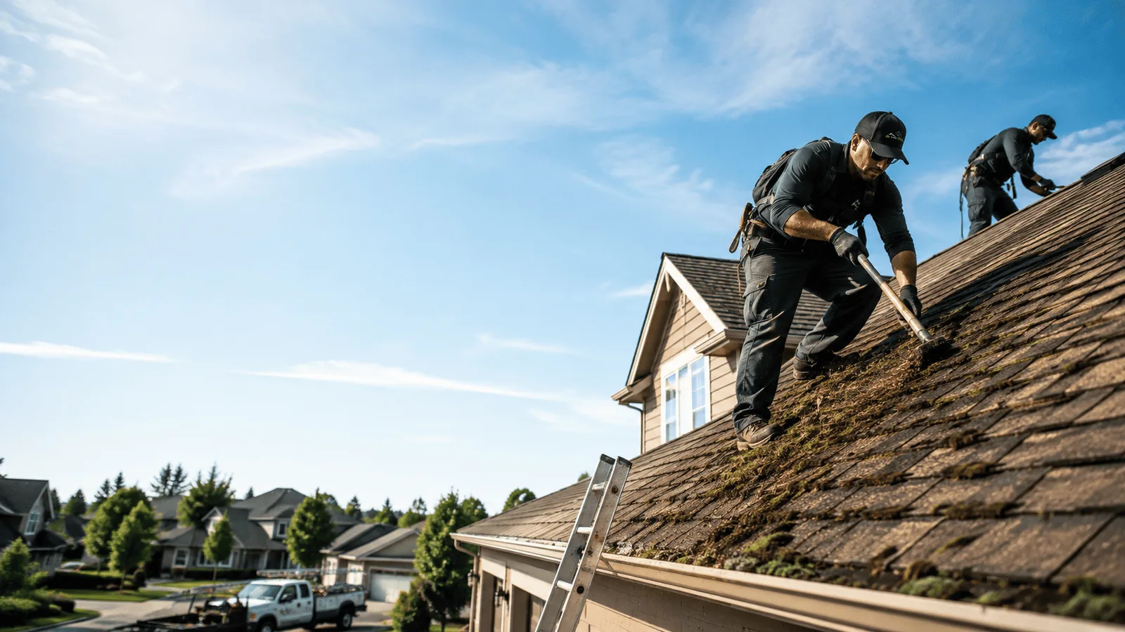 Roof Moss Removal in Hamel, IL near me